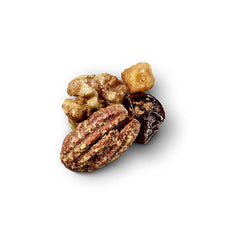 Sahale Snacks detalle del cierre resellable en pouch, conserva frescura fácilmente