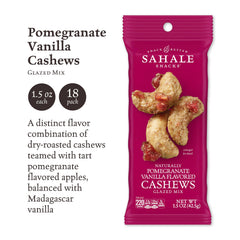Sahale Snacks detalle de anacardos glaseados con textura crujiente y sabor equilibrado
