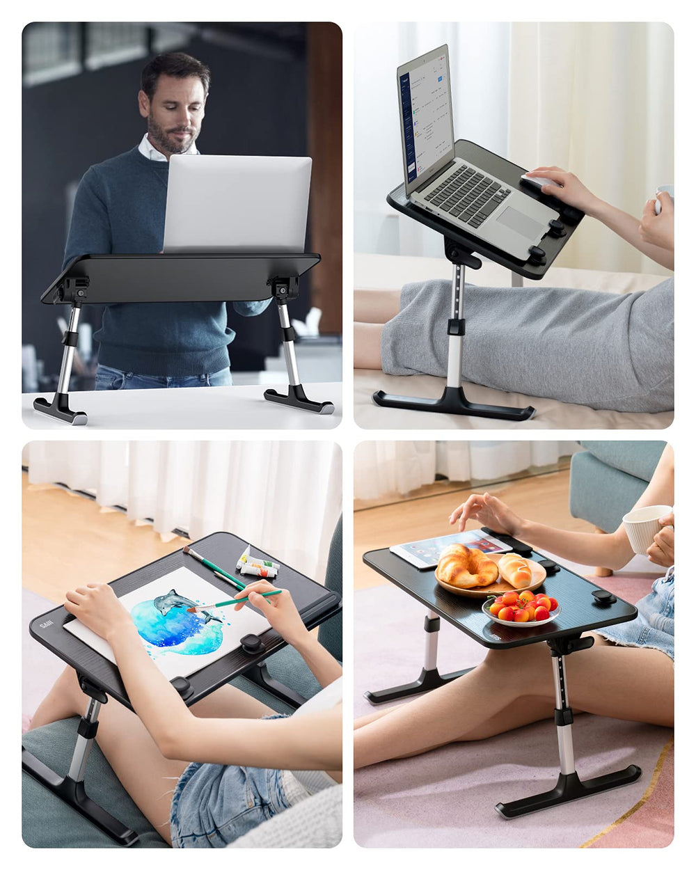 SAIJI tope retráctil que evita que la laptop se deslice en superficies inclinadas