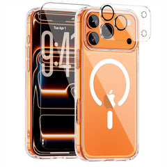 Saiuxiu funda frontal transparente mostrando ajuste perfecto y protección