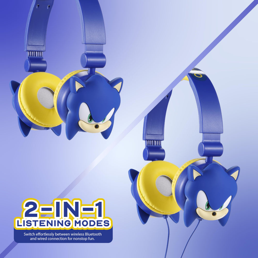 Sakar Sonic comparación de tamaño junto a una mochila para referencia de escala