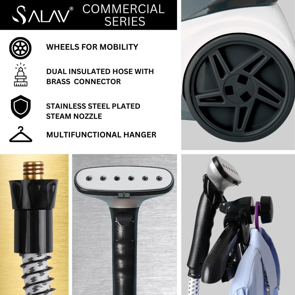SALAV pedal de pie que permite activar vapor manos libres y mayor eficiencia