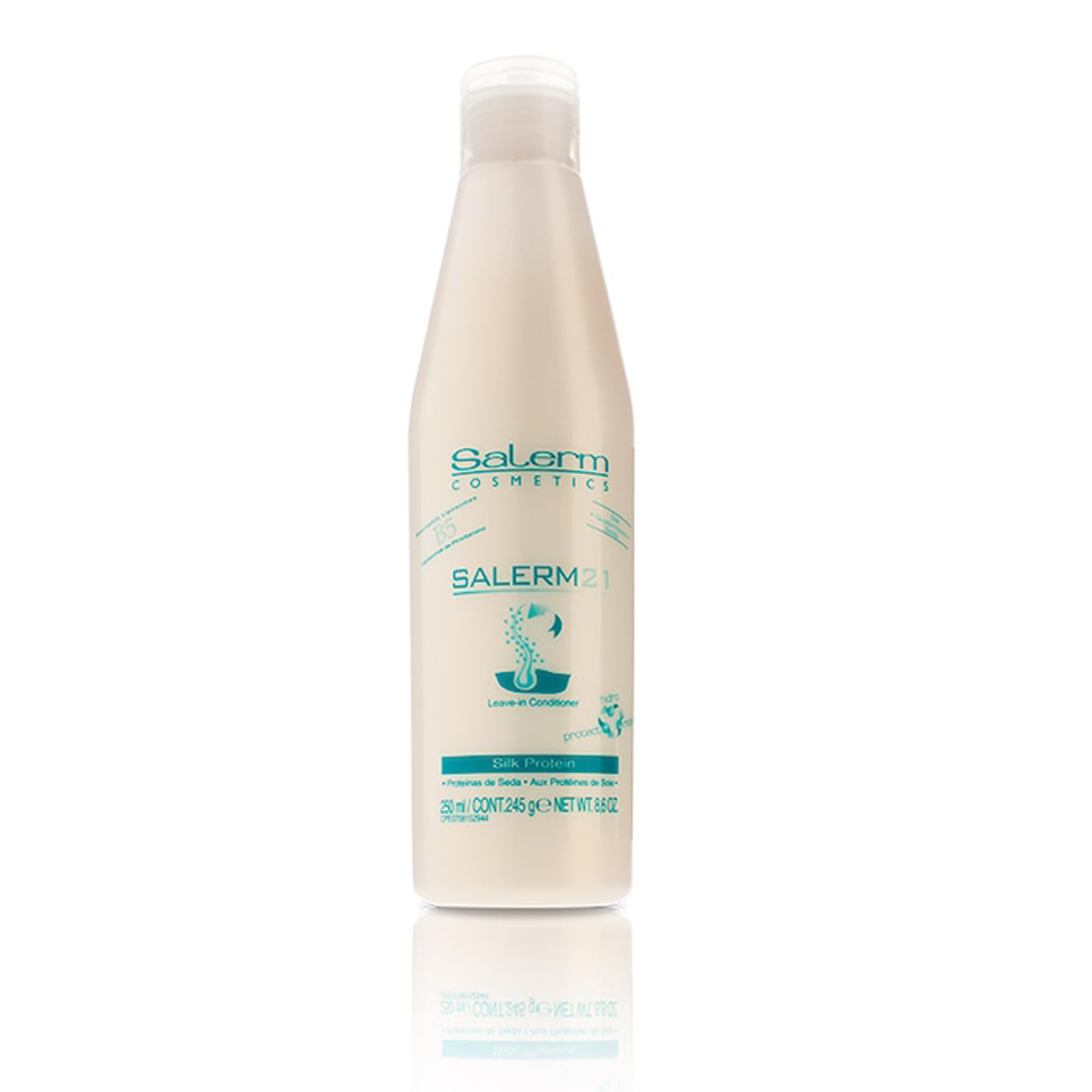 SALERM envase frontal 250 ml mostrando diseño y capacidad