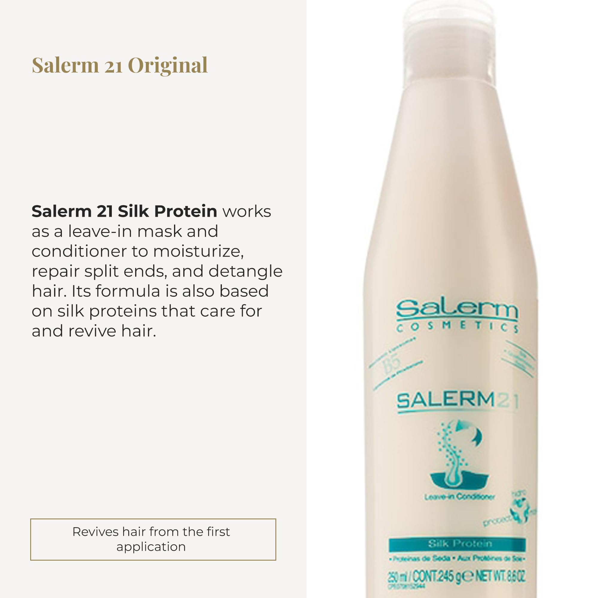 SALERM textura cremosa cercana que facilita hidratación rápida