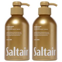 Saltair Golden Hour frontal del envase mostrando diseño y tamaño práctico