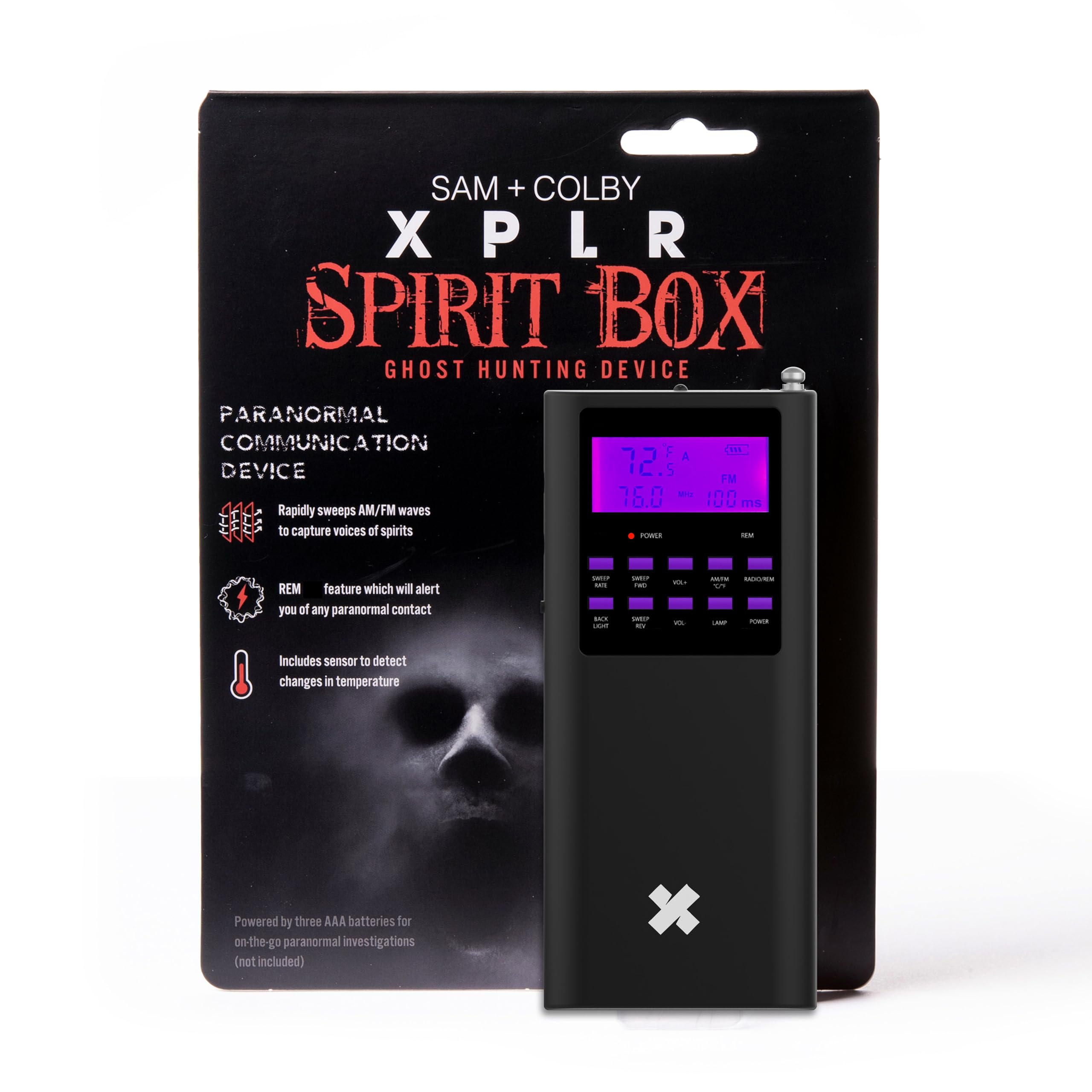 Allstar Innovations Sam and Colby XPLR frente mostrando botones y pantalla, fácil control