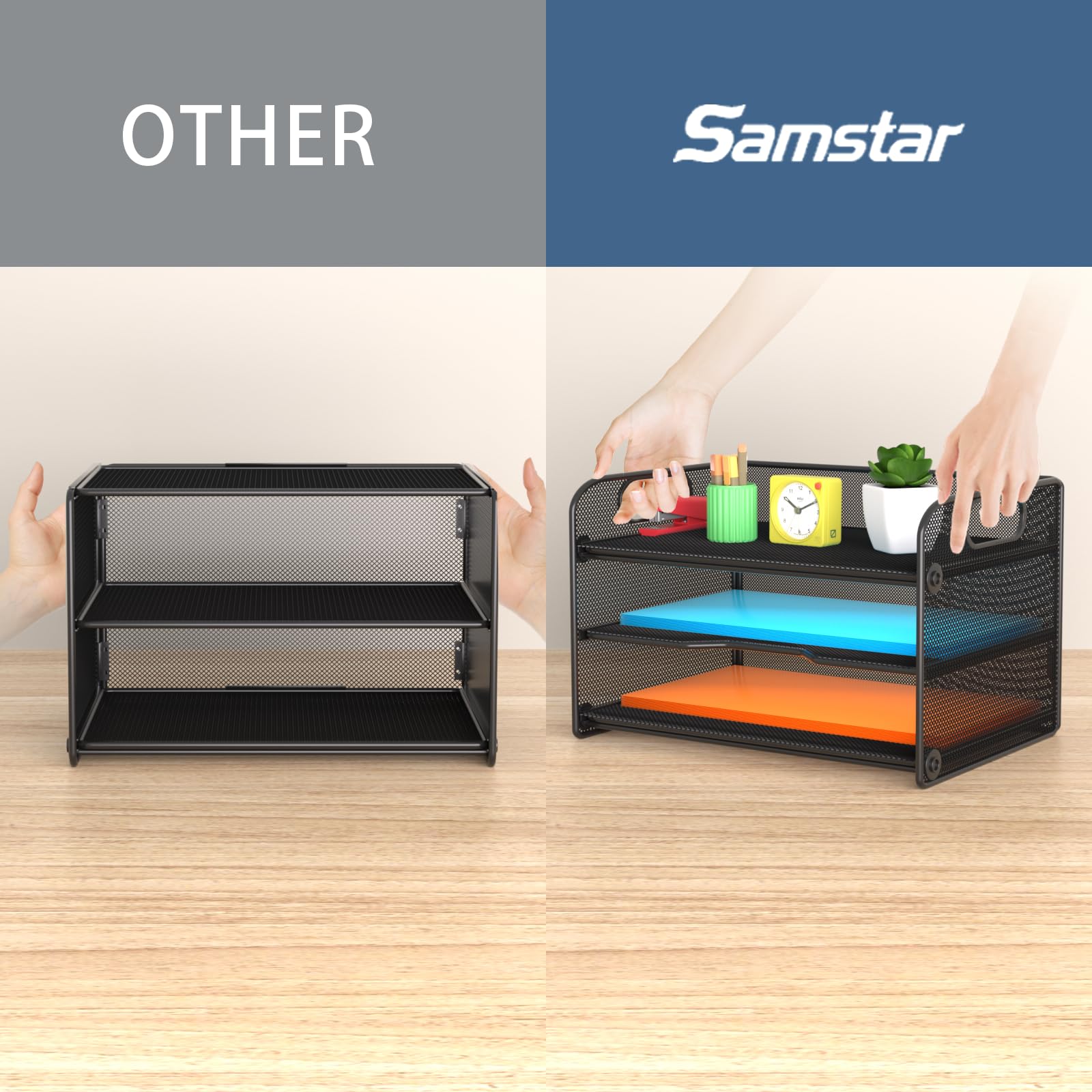 samstar textura de malla metálica resistente y ventilada
