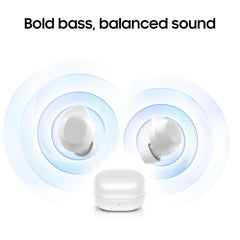 Samsung Galaxy Buds Core en uso deportivo ofreciendo sujeción estable durante ejercicio