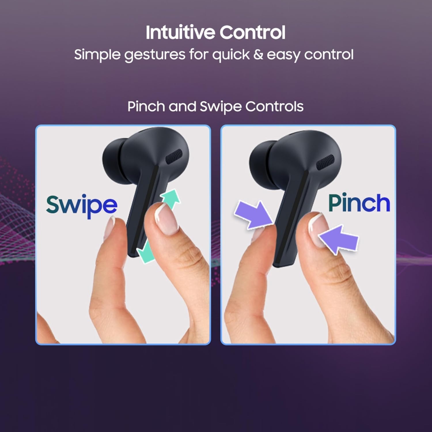 Samsung Galaxy Buds3 FE close-up del altavoz de 11 mm para graves potentes