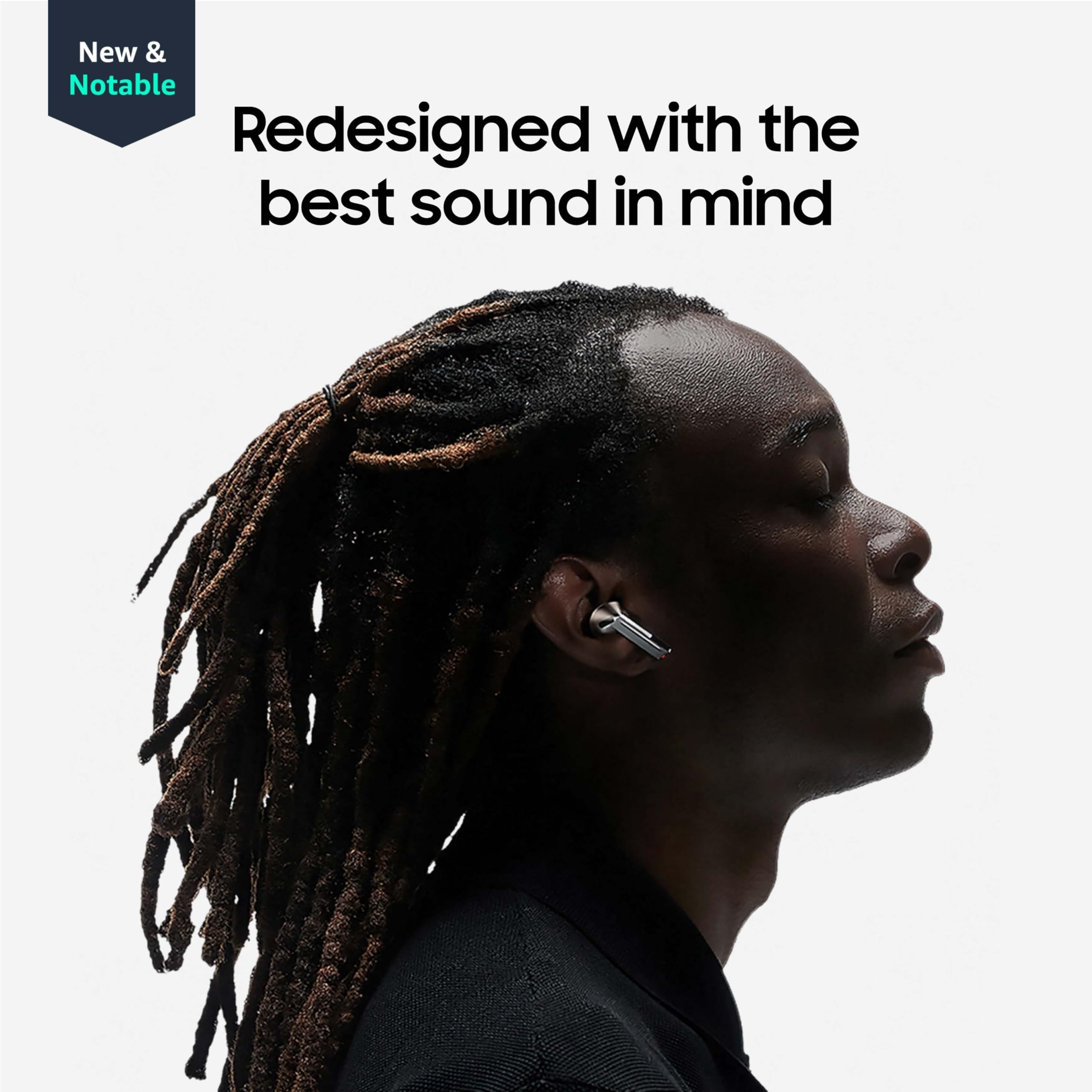 Samsung Galaxy Buds3 Pro estuche abierto con auriculares listos para carga