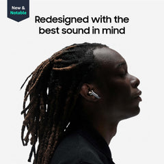 Samsung Galaxy Buds3 Pro estuche abierto con auriculares listos para carga