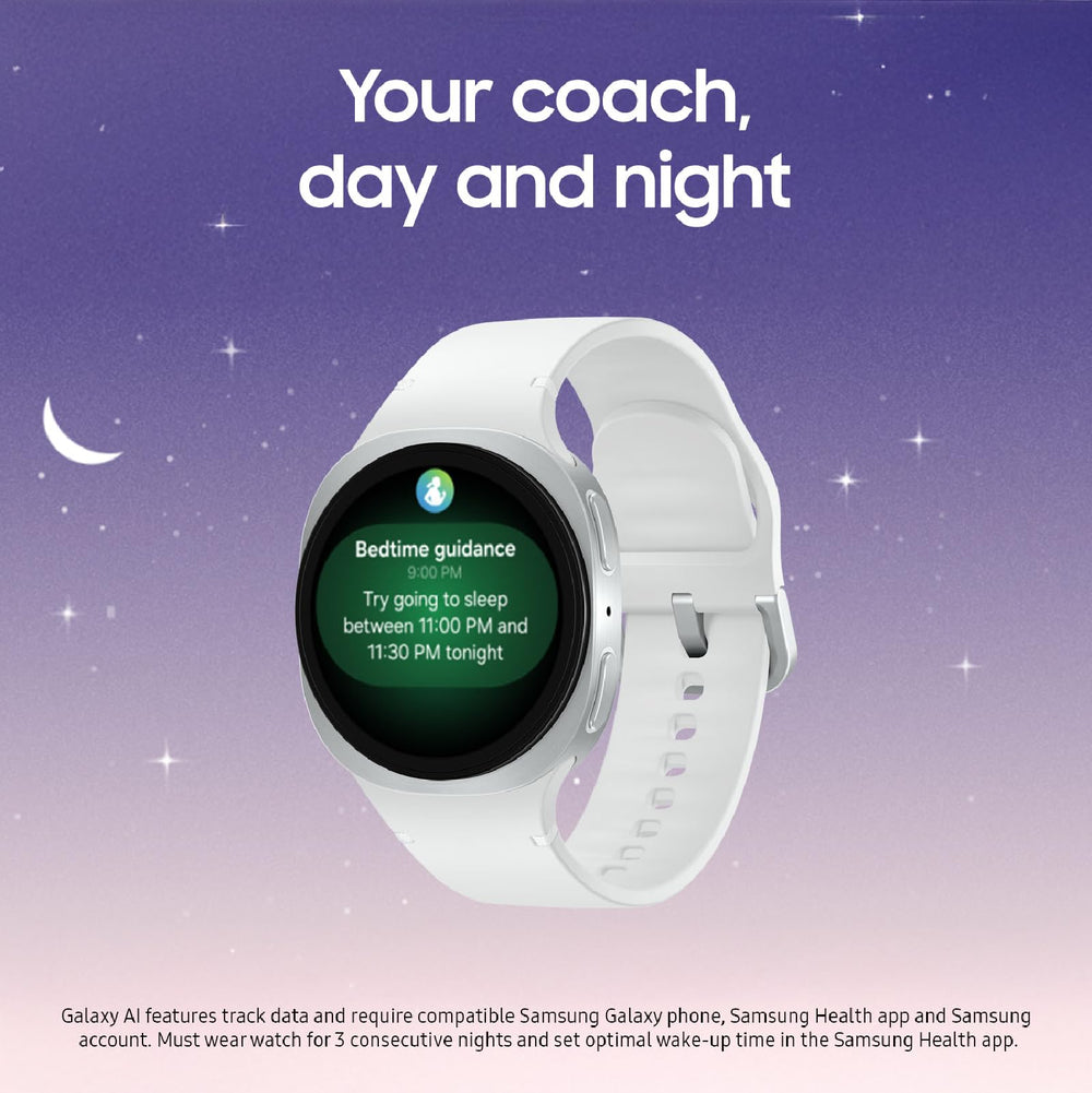 Samsung Galaxy Watch8 detalle de correa ceñida Samsung para ajuste seguro y uso prolongado