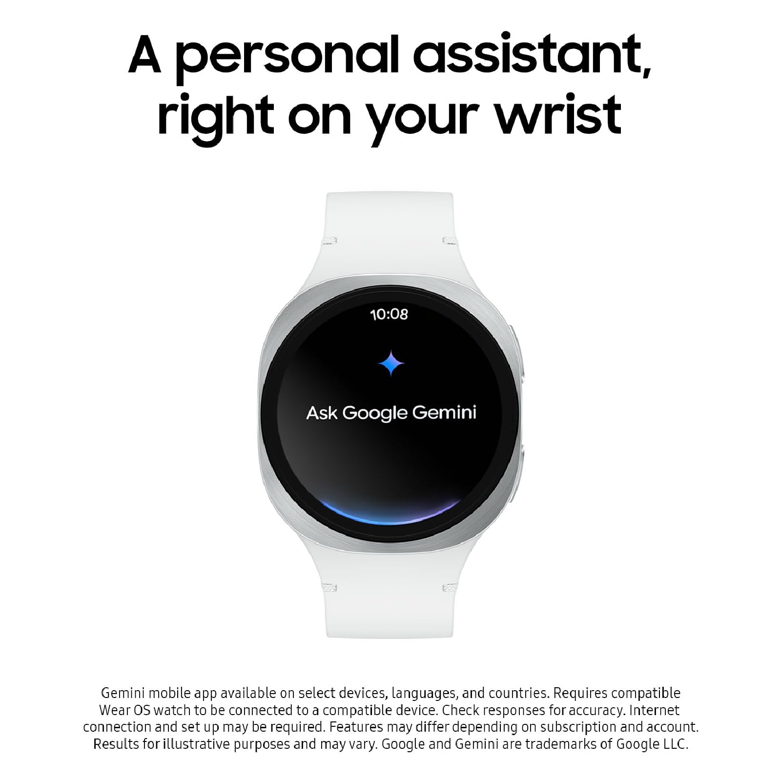 Detalle del sensor trasero del Samsung Galaxy Watch8 para mediciones de salud confiables