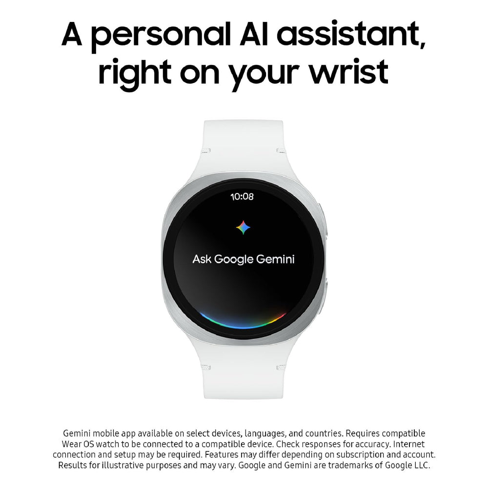 Samsung Galaxy Watch8 en uso durante carrera Samsung mostrando coaching en tiempo real