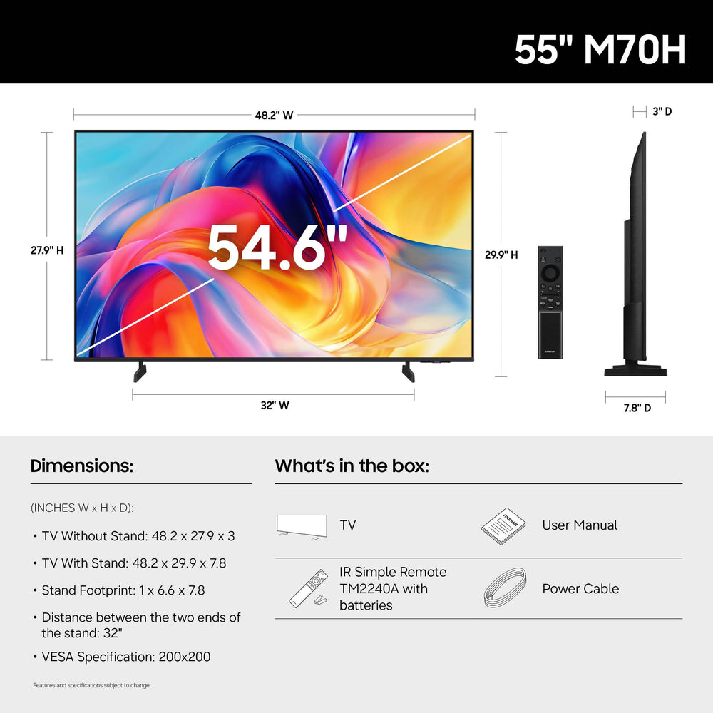 Samsung M70H detalle del panel Mini LED que mejora brillo y negros