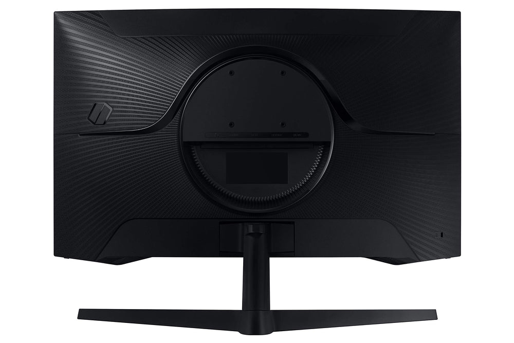 Samsung Odyssey G5 panel trasero con puertos visibles para conexiones rápidas