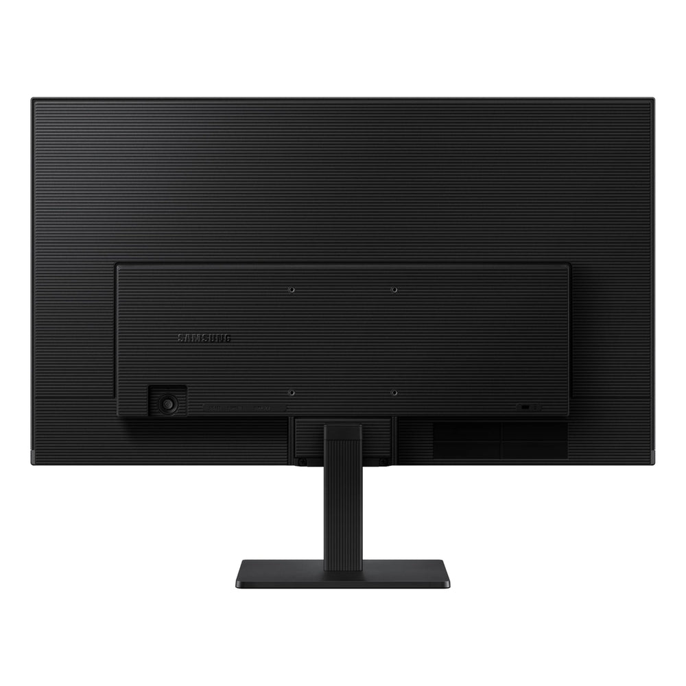 Samsung S32GF junto a un teclado para comparar tamaño real