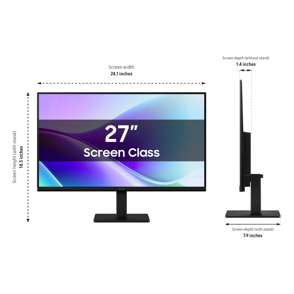 Samsung S32GF puertos traseros para conectar múltiples dispositivos