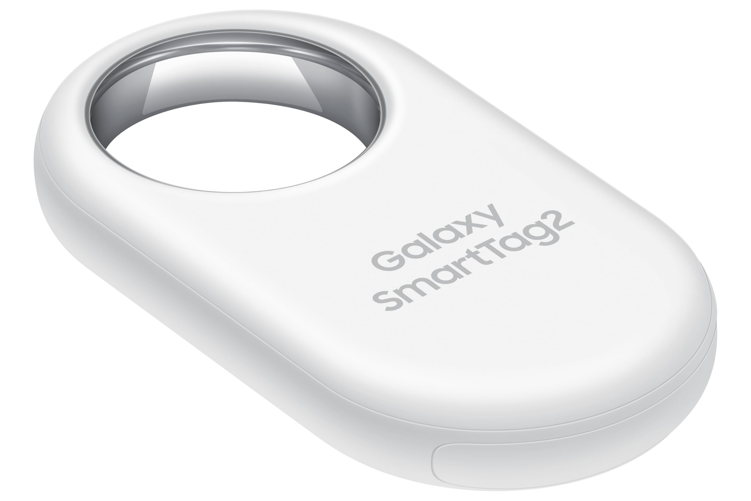 Samsung SmartTag2 sujeto en llavero para localizar llaves con precisión rápida