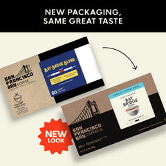 San Francisco Bay cápsula OneCup primer plano detalle y material compostable