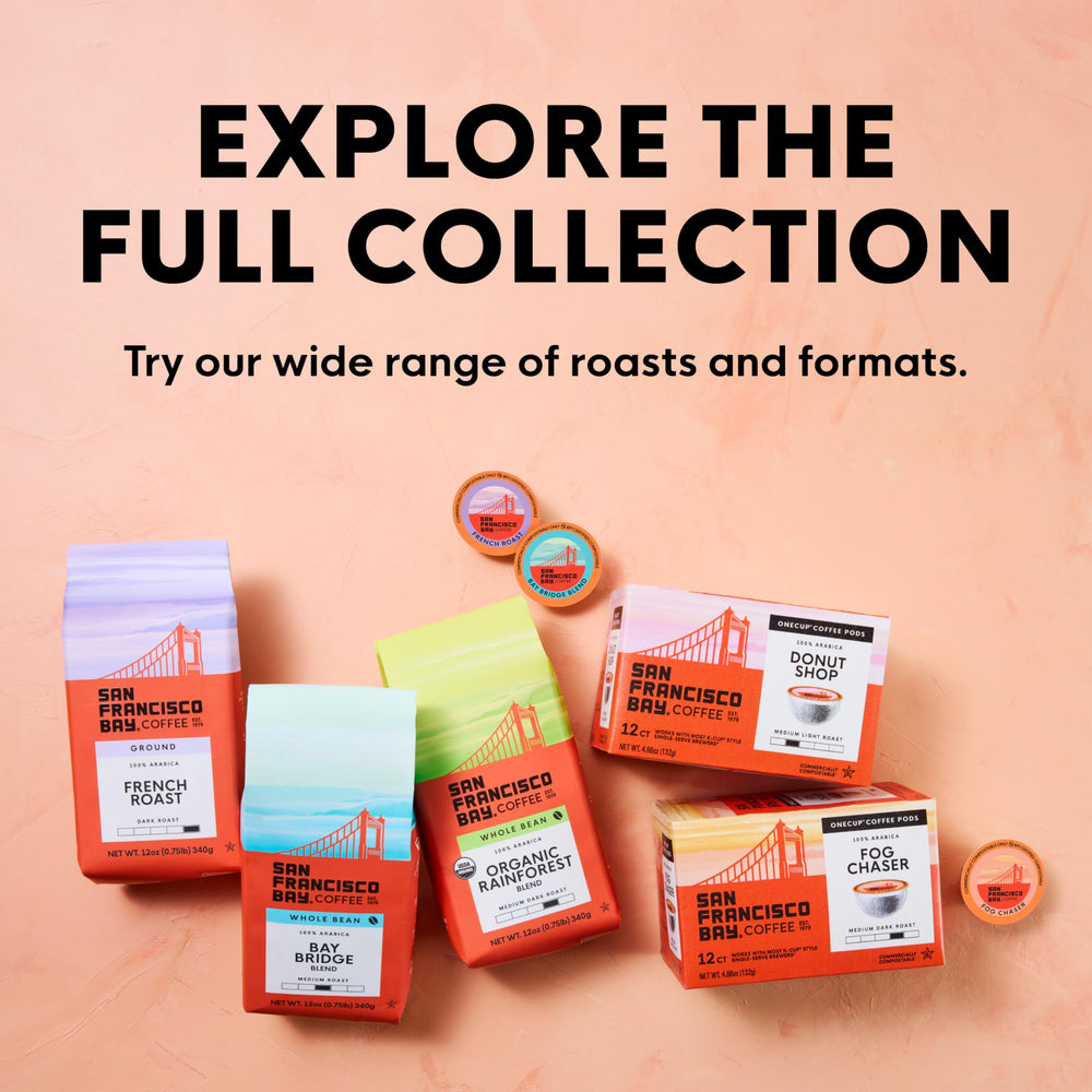 SAN FRANCISCO BAY lifestyle kitchen scene showing easy home brewing benefit