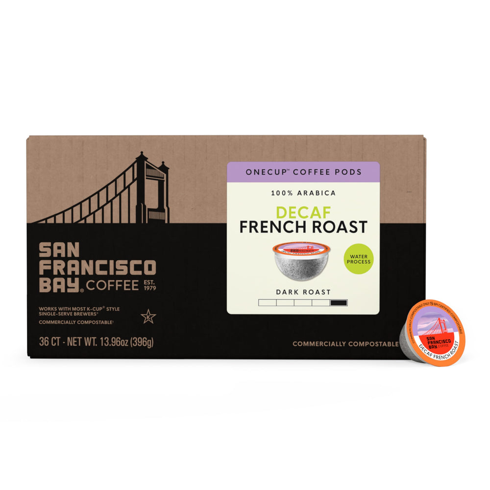 SAN FRANCISCO BAY textura del café molido arábica con aspecto oscuro y rico