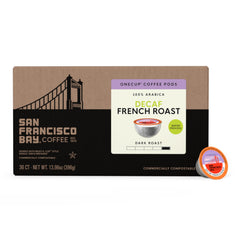 SAN FRANCISCO BAY textura del café molido arábica con aspecto oscuro y rico