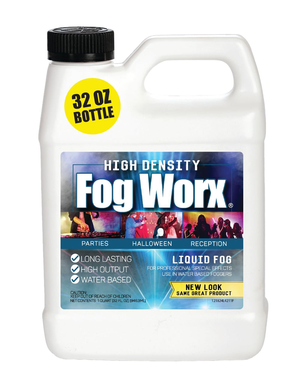 Sanco Industries botella frontal FogWorx mostrando presentación y volumen