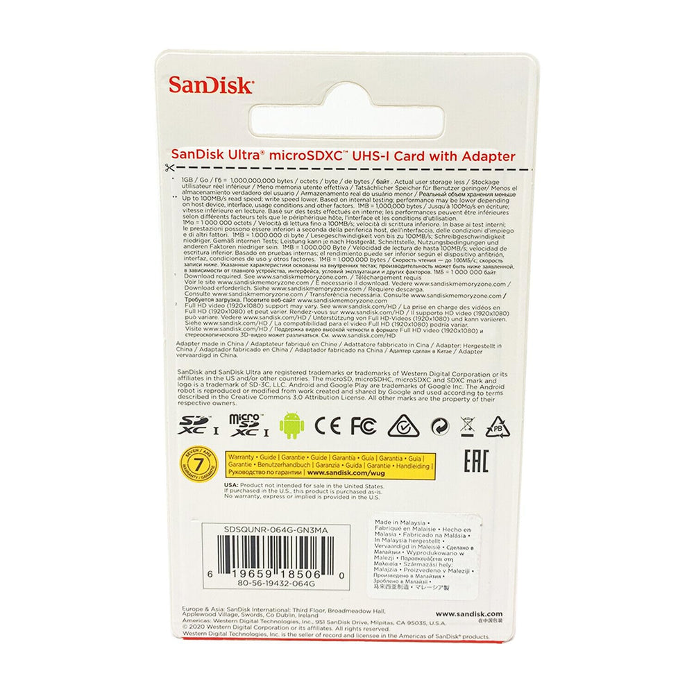 Tarjeta SanDisk insertada en una Fire Tablet, más espacio para apps y multimedia
