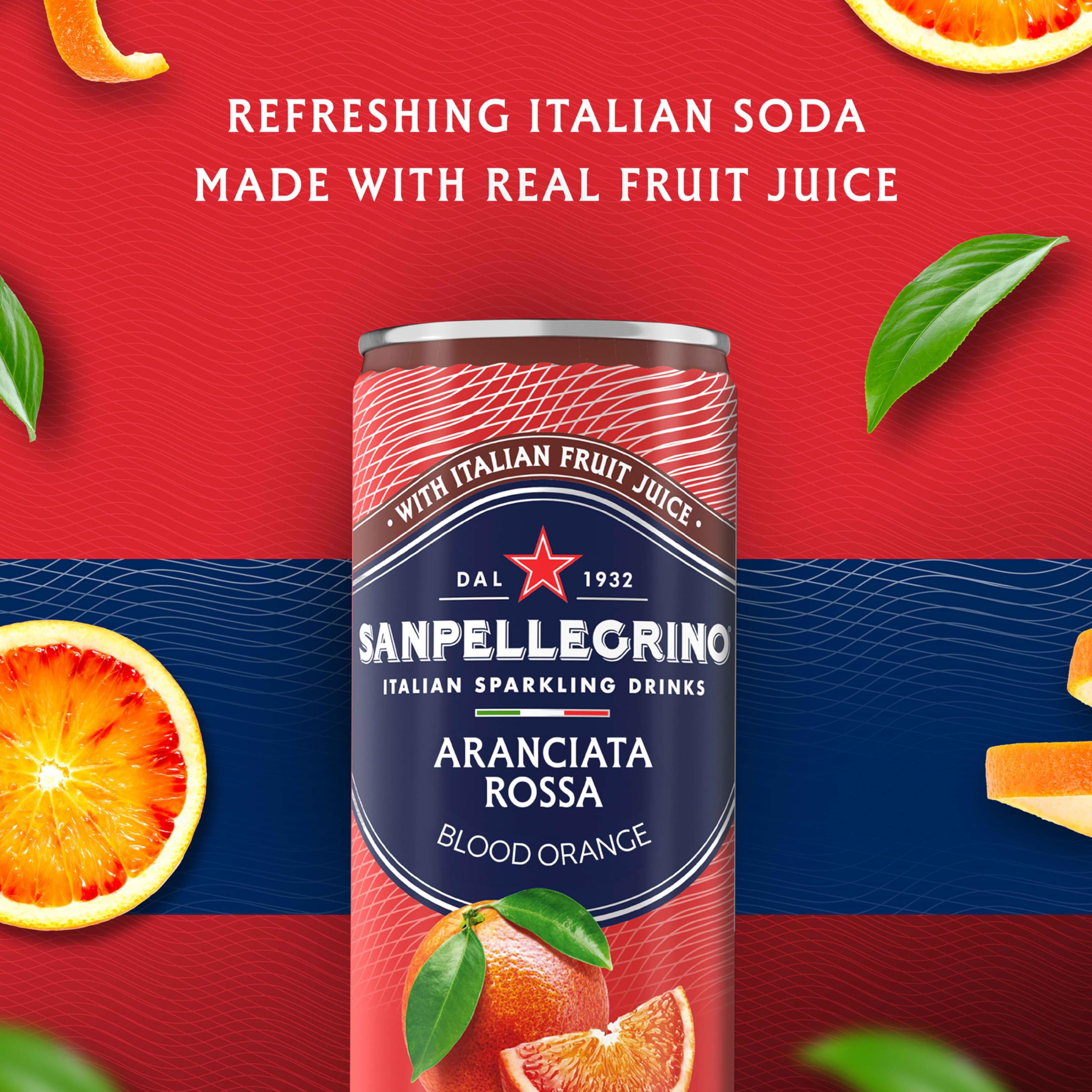 San Pellegrino pack de 24 latas ideal para reuniones y conservación