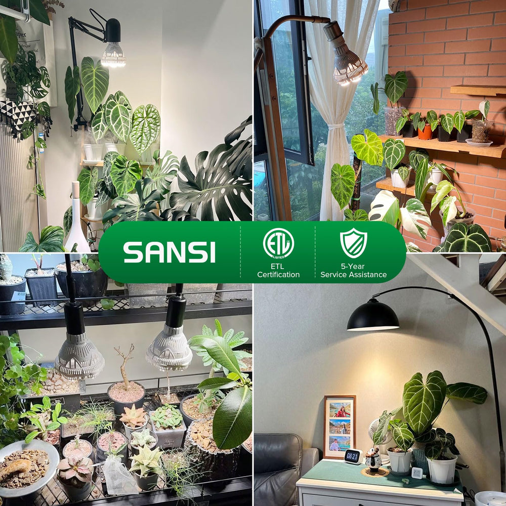 SANSI product ETL label closeup confirming safety and verified quality