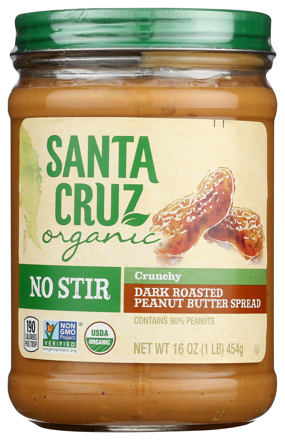Santa Cruz ORGANIC envase frontal mostrando la marca y tamaño conveniente