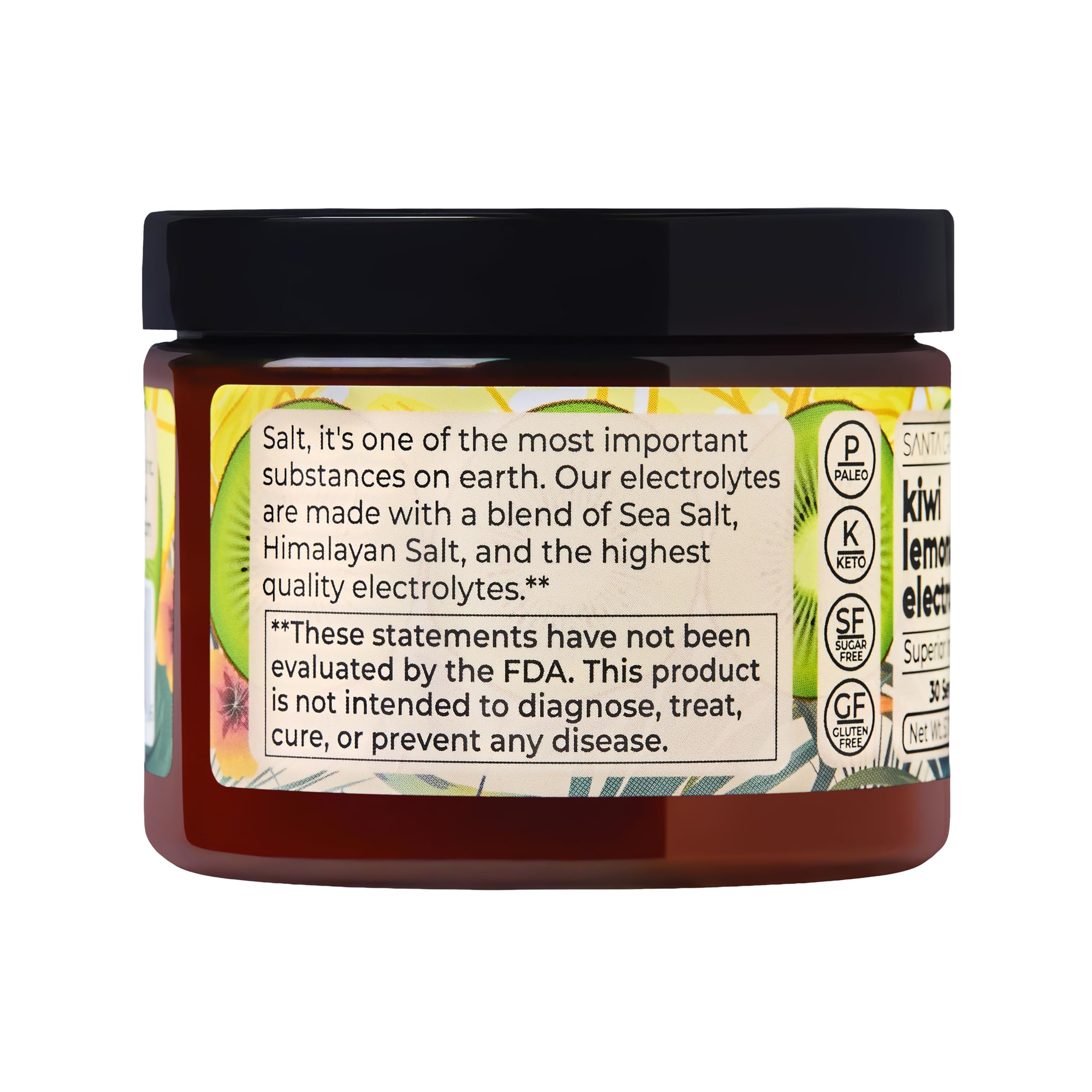 Santa Cruz Paleo sal del Himalaya y sal marina como ingredientes clave ricos en minerales