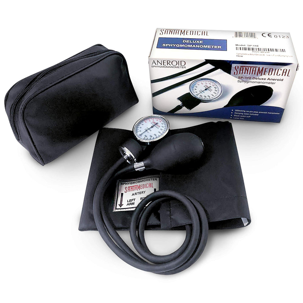 Santamedical dispositivo en uso por enfermera mostrando ergonomía y precisión