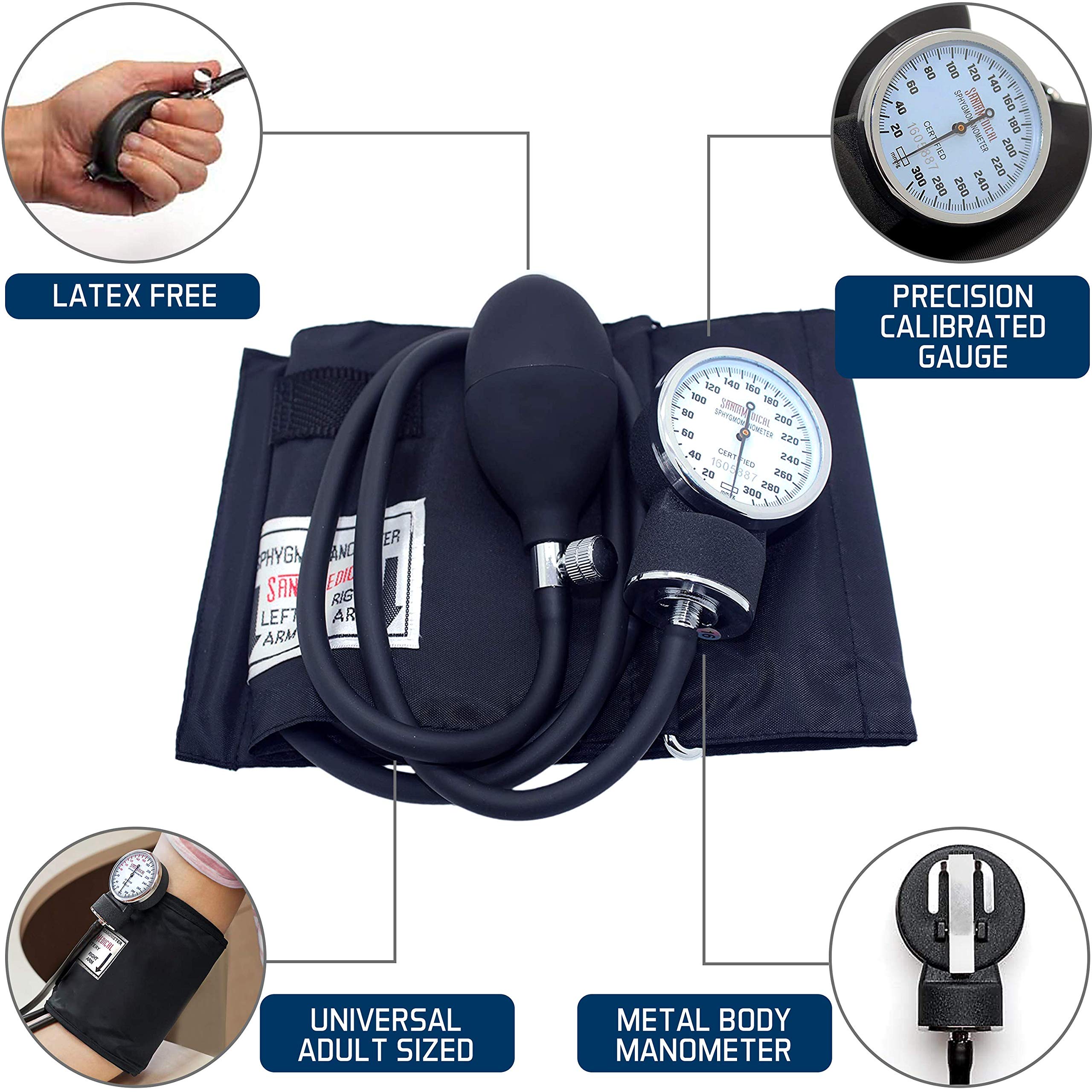 Santamedical primer plano textura del brazalete para ajuste seguro