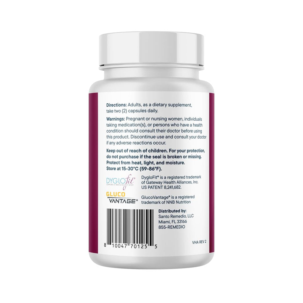 Etiqueta nutricional de Santo Remedio con lista de ingredientes visible