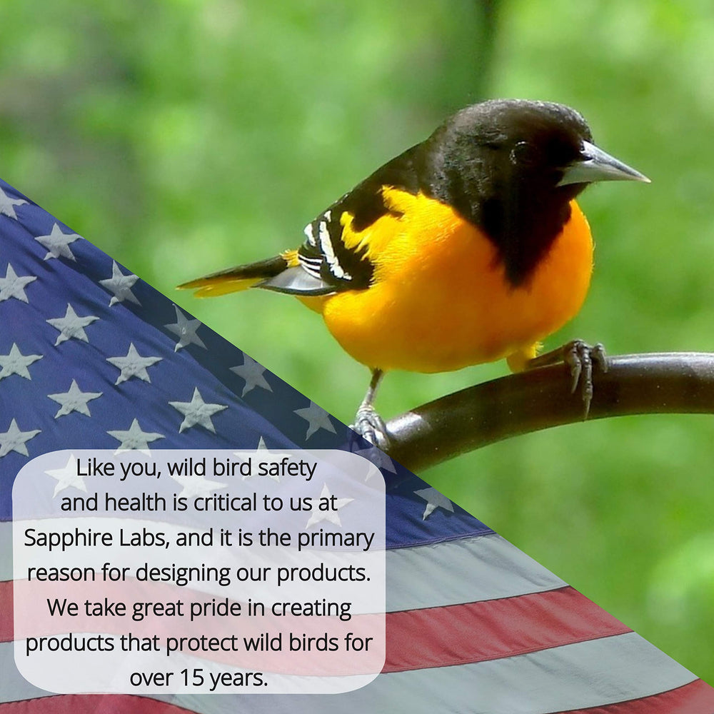 Sapphire Labs etiqueta legible con instrucciones, garantiza uso correcto