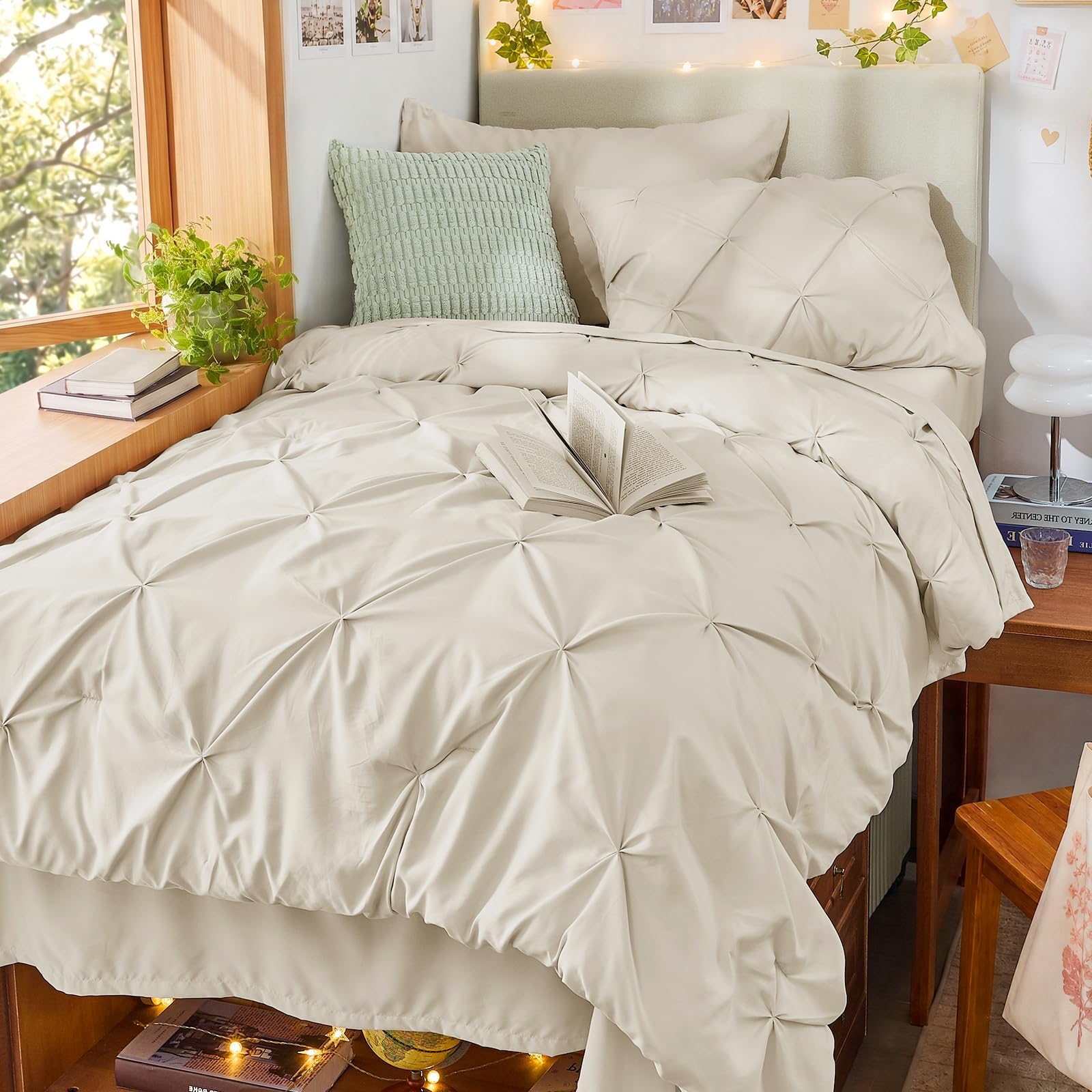 Sasttie comparación de tamaño Twin XL en una cama para referencia