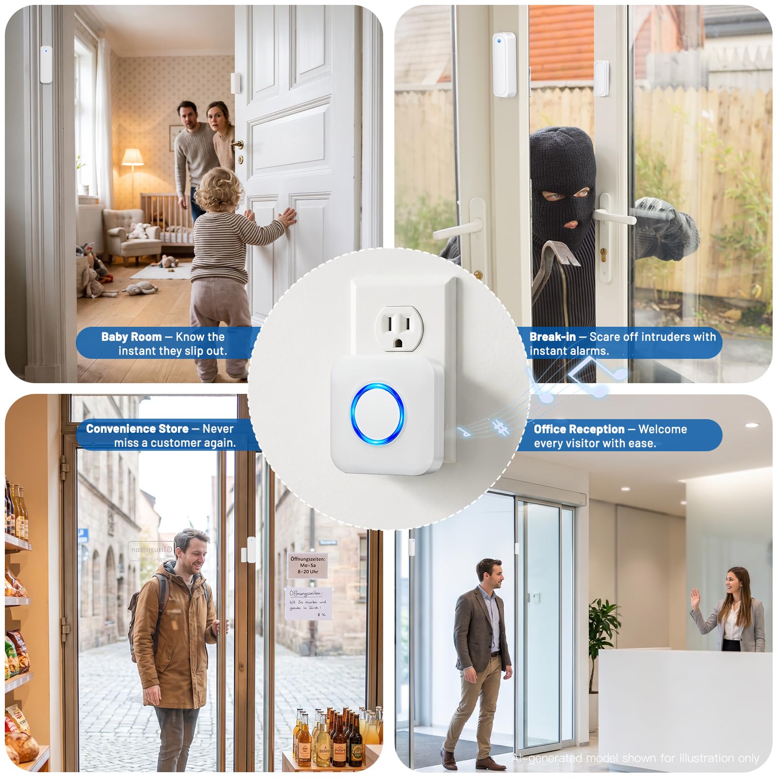 Satisure sensor magnético detalle que garantiza detección fiable
