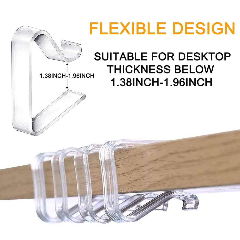 Sazoemao clip en uso en mesa exterior, mantiene mantel firme
