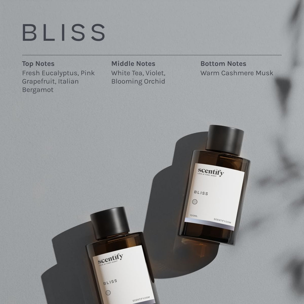 Scentify Bliss en difusor eléctrico creando ambiente relajante