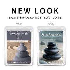 ScentSationals cubo en mano para comparar tamaño y cantidad práctica