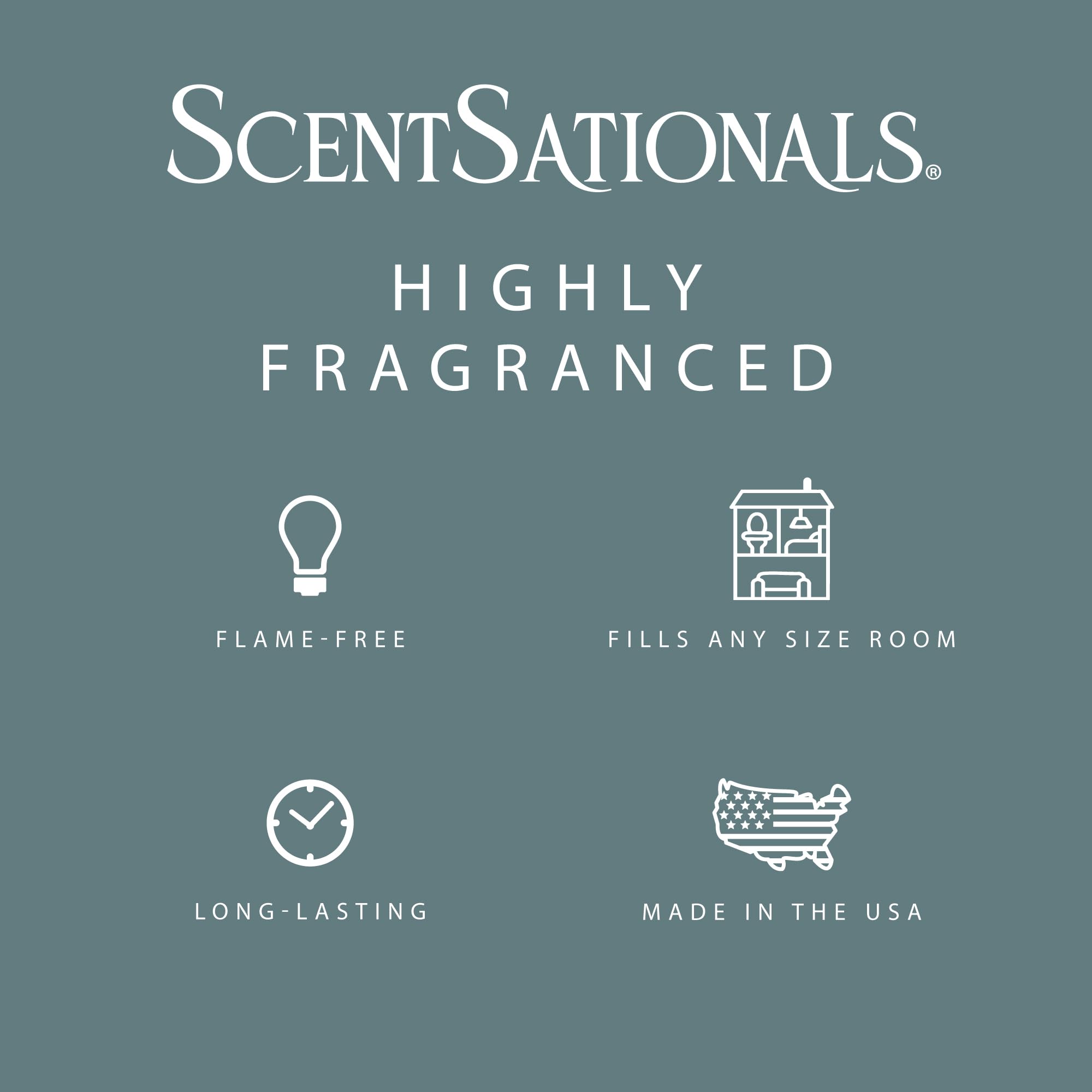 ScentSationals cubo en quemador eléctrico creando ambiente sin llama