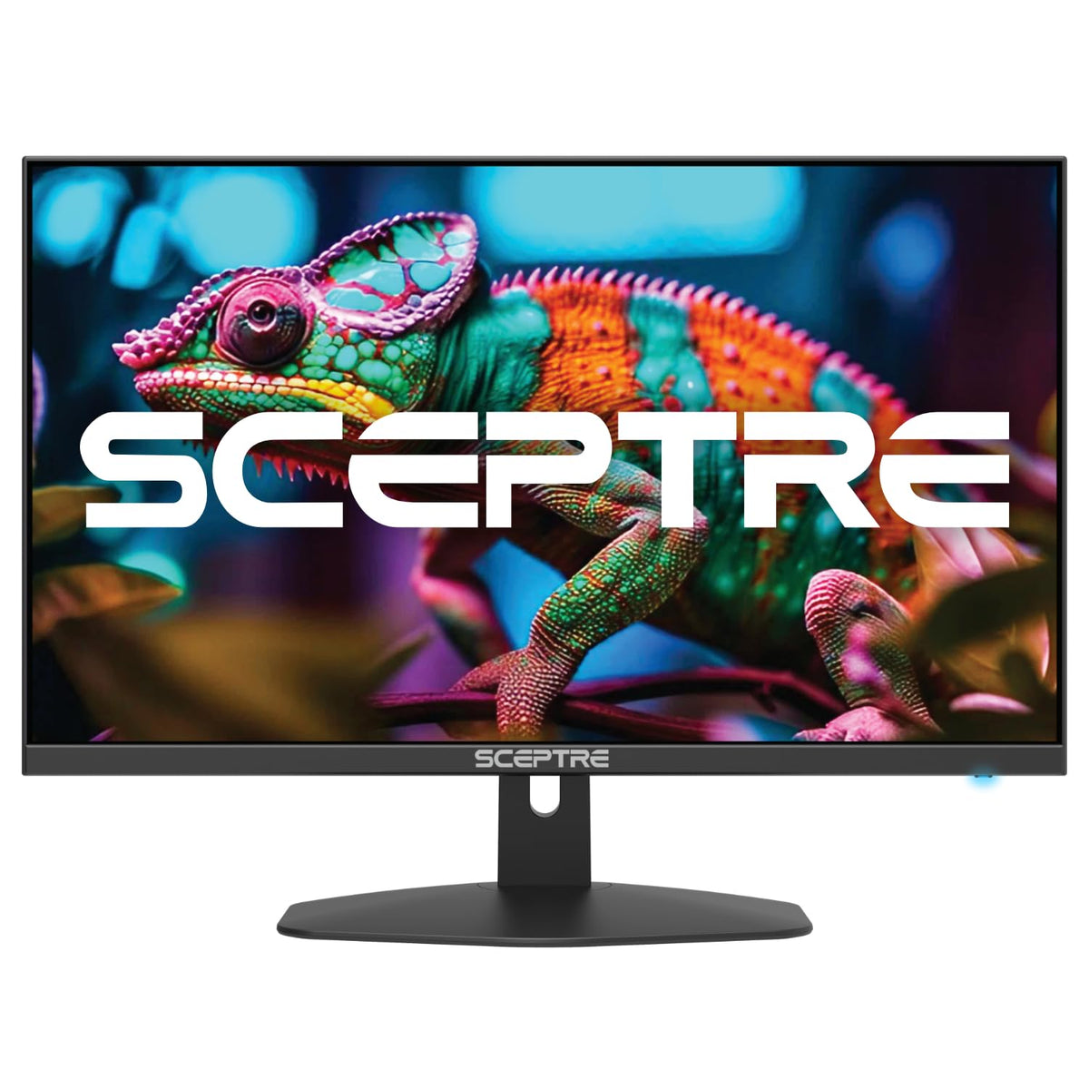 Sceptre monitor frontal 27 pulgadas mostrando imagen nítida y colores realistas