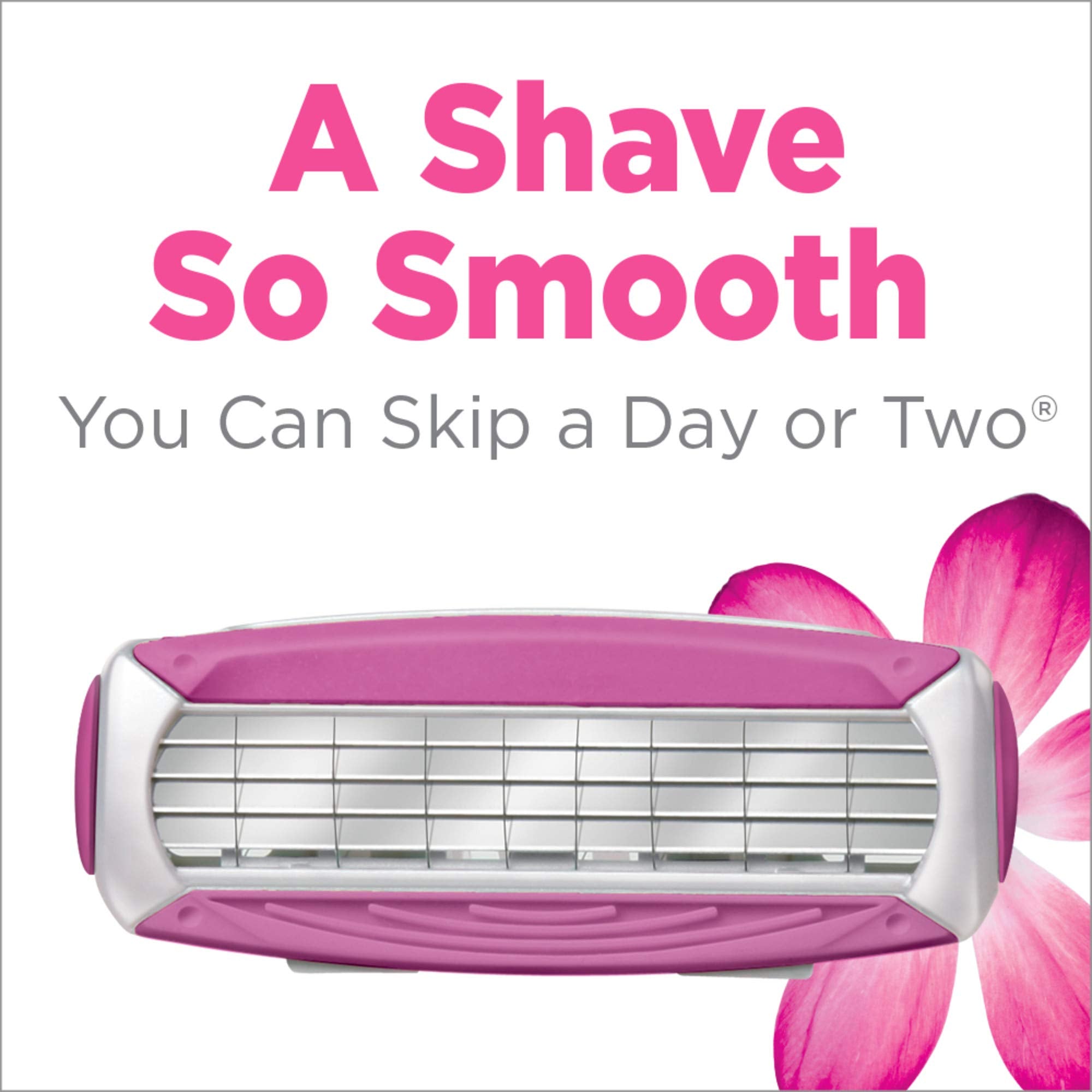 Schick Quattro Womens afeitando pierna para un deslizamiento suave y controlado