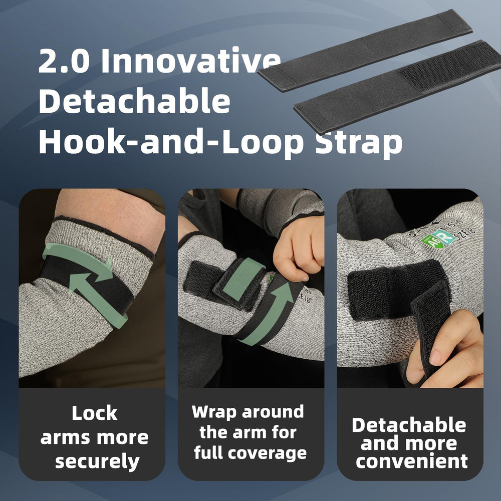 Schwer detalle del velcro desmontable que facilita limpieza y mantenimiento