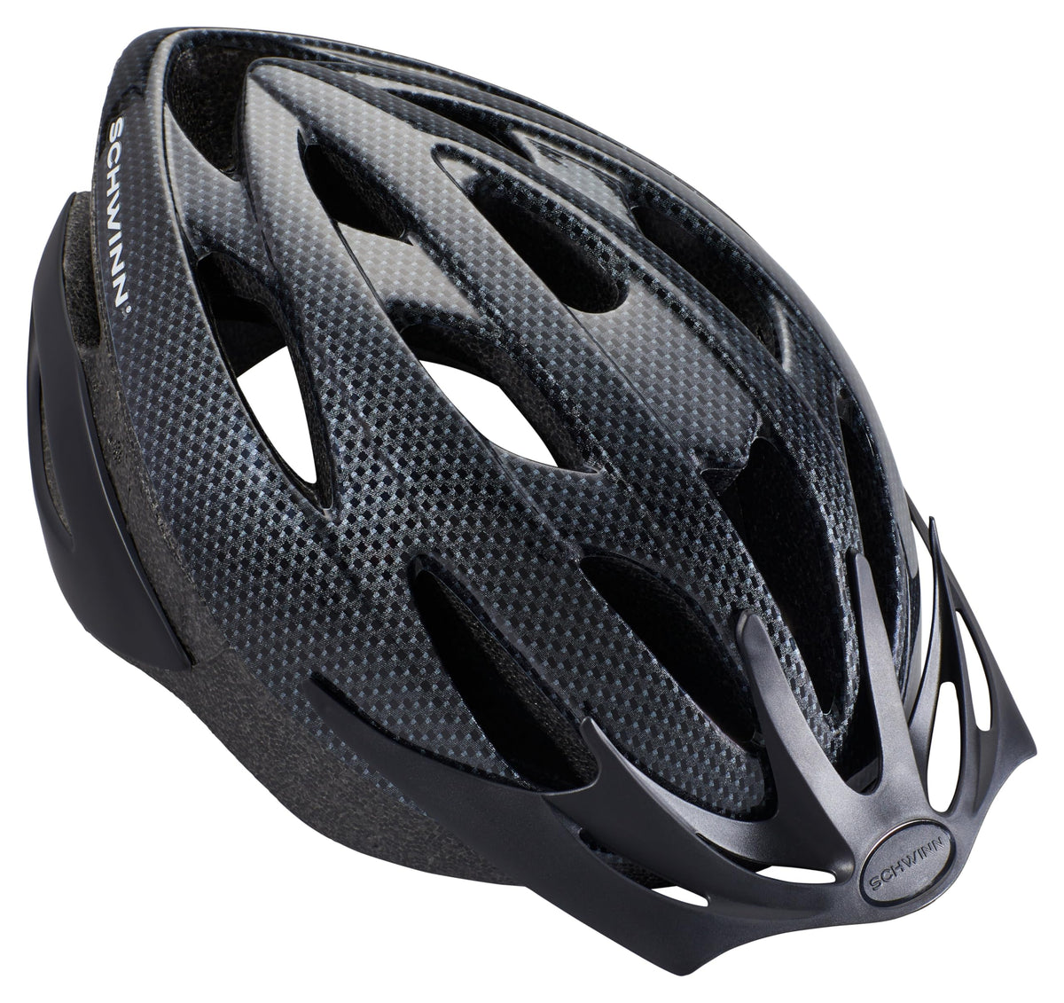 Schwinn Thrasher vista frontal del casco, protección ligera y estilo
