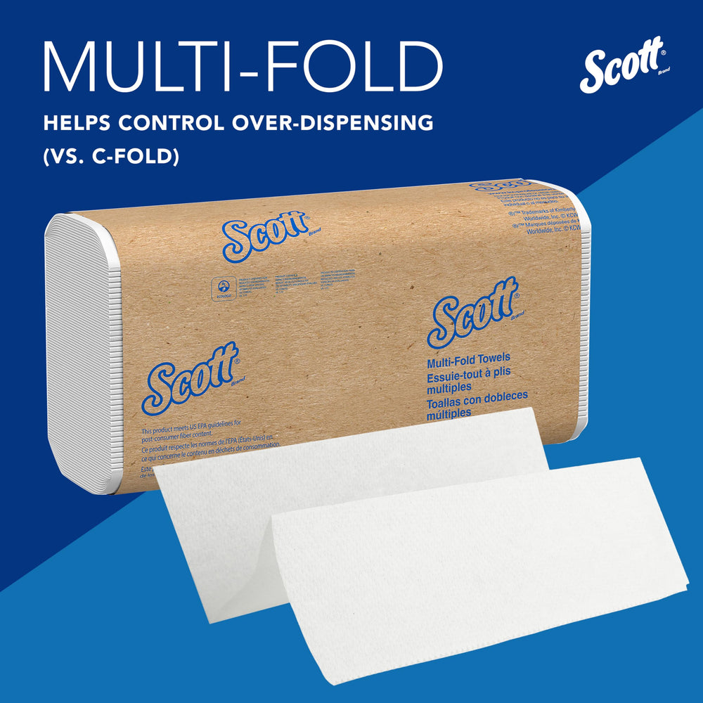 Scott Professional estuche compacto apilado en almacén optimizando espacio