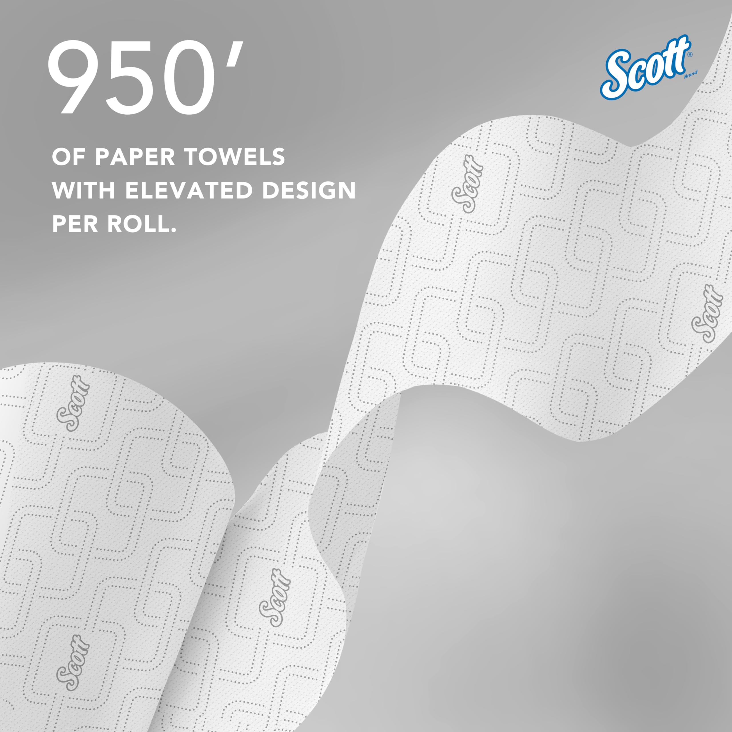 Scott Professional rollo parcialmente desplegado, absorción rápida y eficiencia