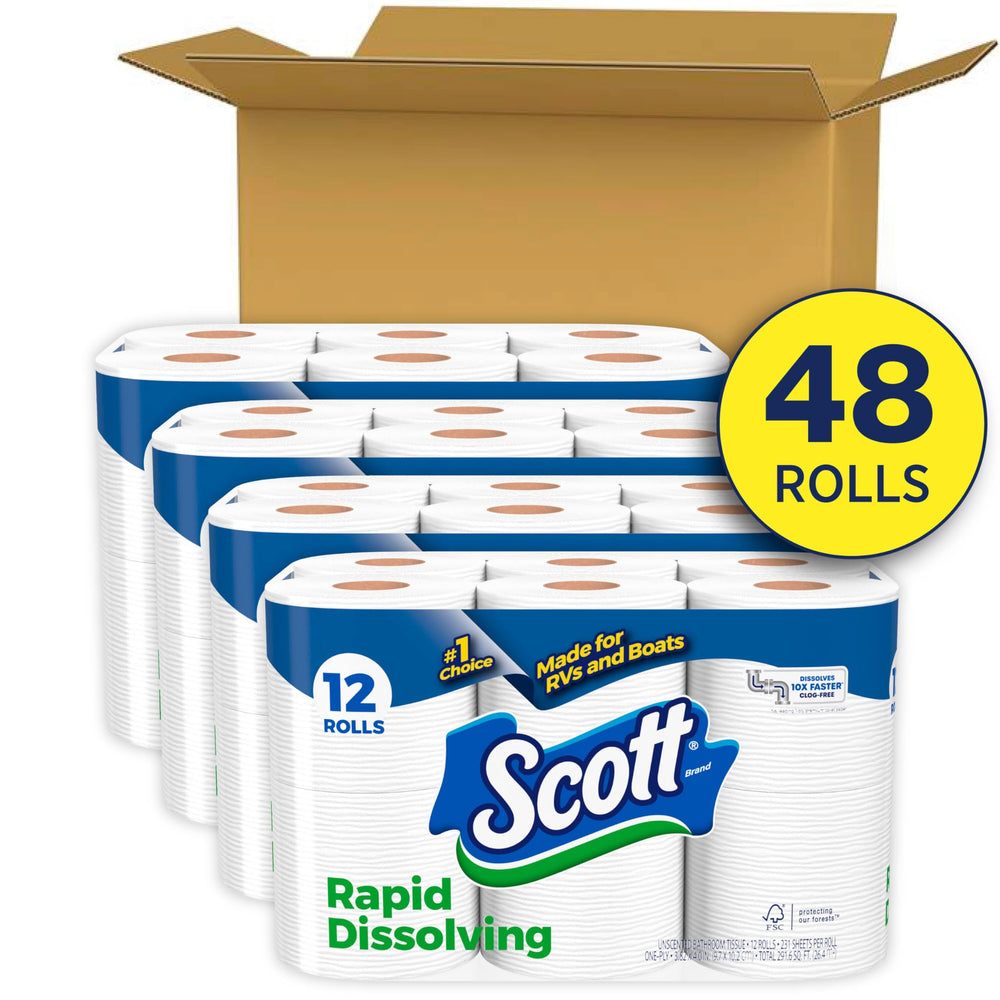Scott primer plano de la textura del papel que facilita disolución rápida